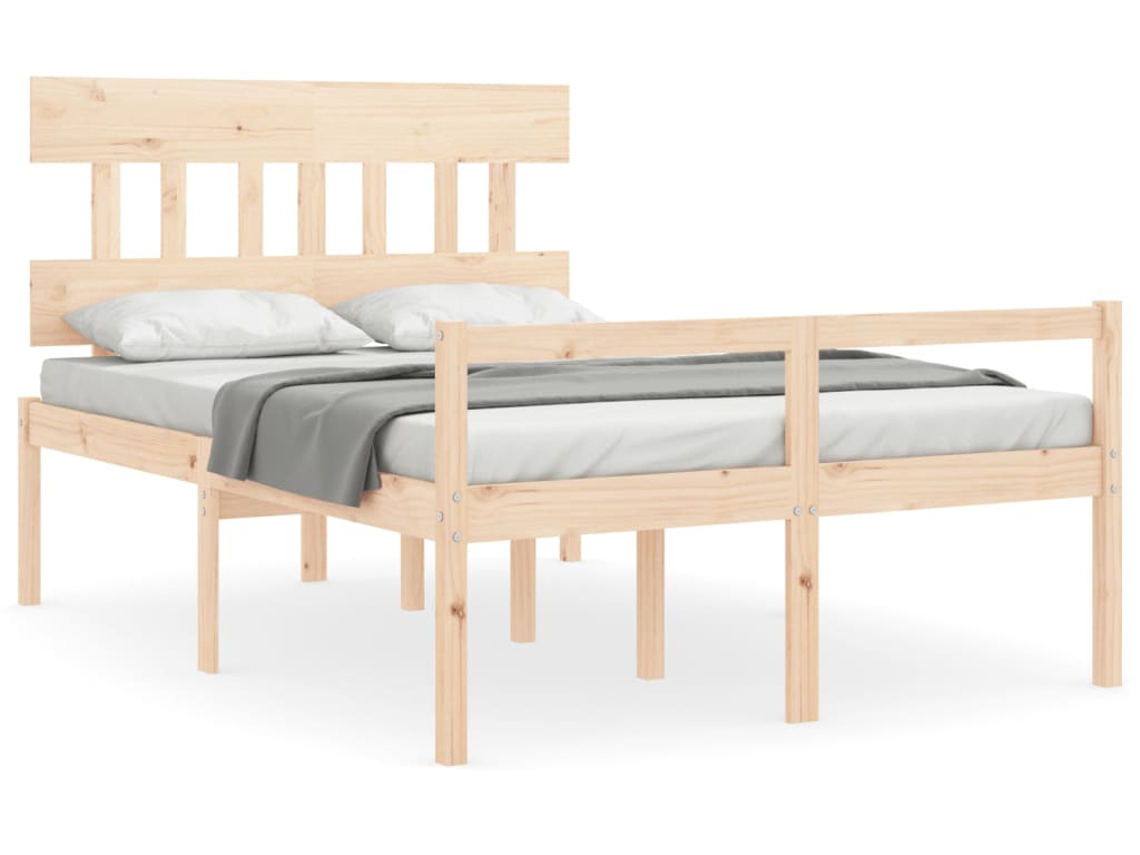 Senior Bed, Senior Beds Vidaxl Marrom Madeira (120 X 190 Cm)