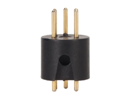 Conector Tonearm LAXISCREED Vinil 5 pino Din Ouro