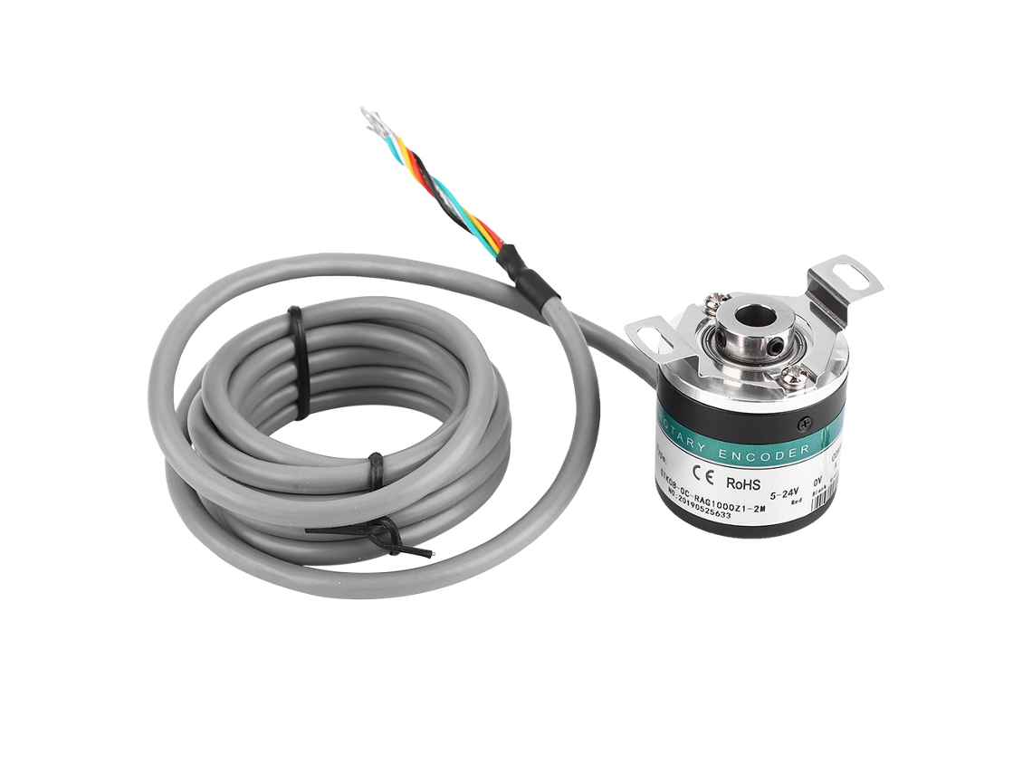 Laxiscreed Encoder Rotativo Fotoelétrico 5-24v Com Eixo Oco Para Automação