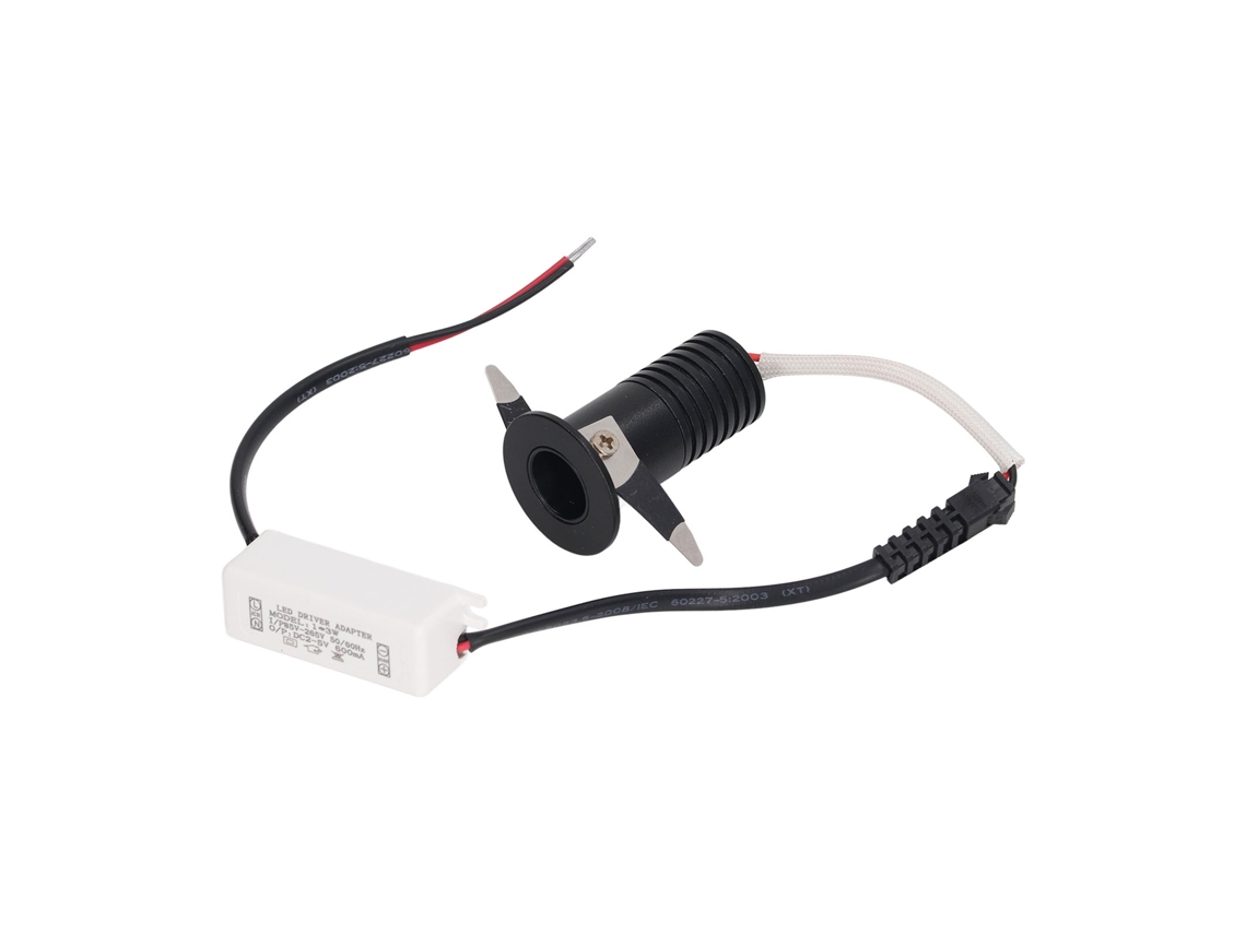 Spot mini embutido Led 3w luz branca 6000k para cozinha armários tetos ac85 265v | S/MARCA