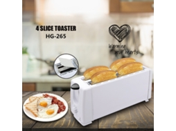 Torradeira padrão 220v em aço inox para café da manhã, sandes e snacks