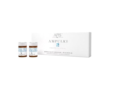 Ampolas Hidratantes Com Ácido Hialurônico 4d, 5x5ml Apis
