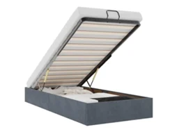 Ottoman Bed, Ottoman Beds Vidaxl Cinzeto Veludo (90 X 200 Cm)