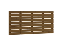 Cabeceira de Parede em Pinho Maciço Castanho Mel MAISON EXCLUSIVE (126x3x63 cm)