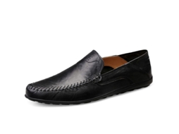 Mocassins Masculinos de Couro para Condução
