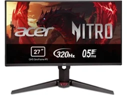 Monitor Gaming ACER Nitro XV270UF3BMIIPRX (27'' - QHD - 0.5 ms - 320 Hz)
