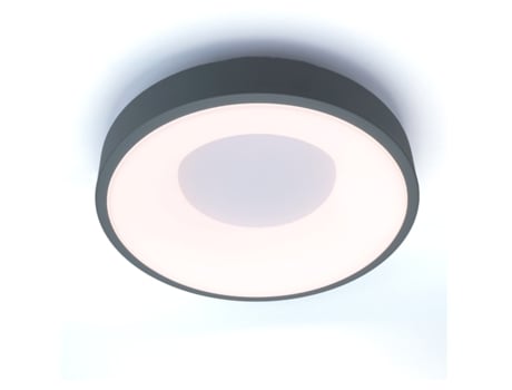 Plafon Led De Design 28w Circular Em Metal Ø30 Cm 3000k 4000k 6000k Selecionável Driver Philips 3500lm Irc 85 Sem Cintilação Alpinaluz
