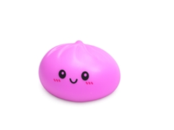Brinquedo Squishy Roxo Brilhante Baozi