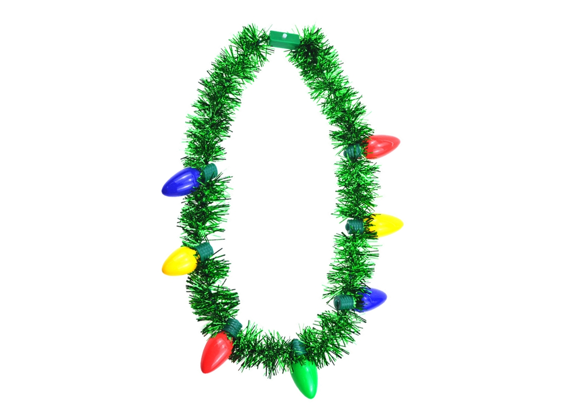 Laxiscreed Colar De Luz De Natal Com Bola Decorativa E Luzes Brilhantes Para Festas