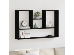 Vidaxl Prateleira De Parede 99x15x60 Cm Deriv. Madeira Carvalho Preto