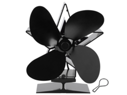 Ventilador Fogão Lenha 4 Lâminas Energia Térmica