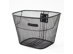 Correias Ajustáveis para Cesta Dianteira de Bicicleta, Metal, Cor Preta, Dobrável, para Ciclismo, Passeio e Uso Diário AQUAFORGE