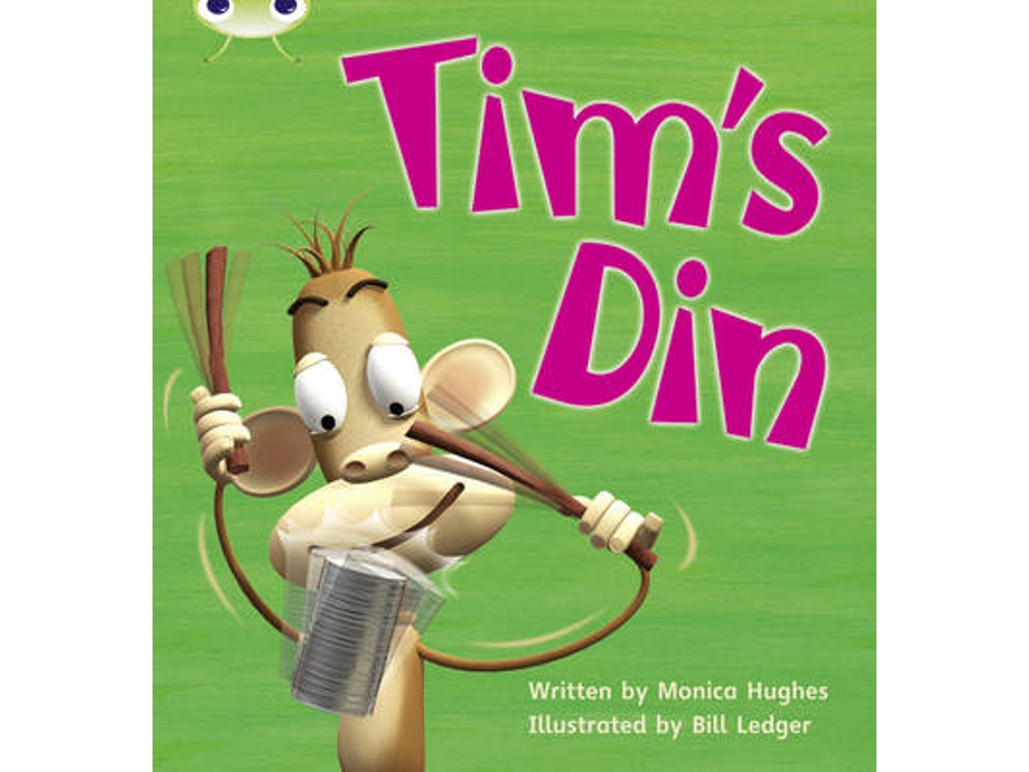 Livro Bug Club Phonics Fiction Reception Phase 2 Set 01-02 Tims Din de Monica Hughes (Inglês)