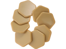 Holibanna Conjunto De 8-protetores Móveis Hexagonais Autoadesivos Em Eva E Abs Para Casa Escritório
