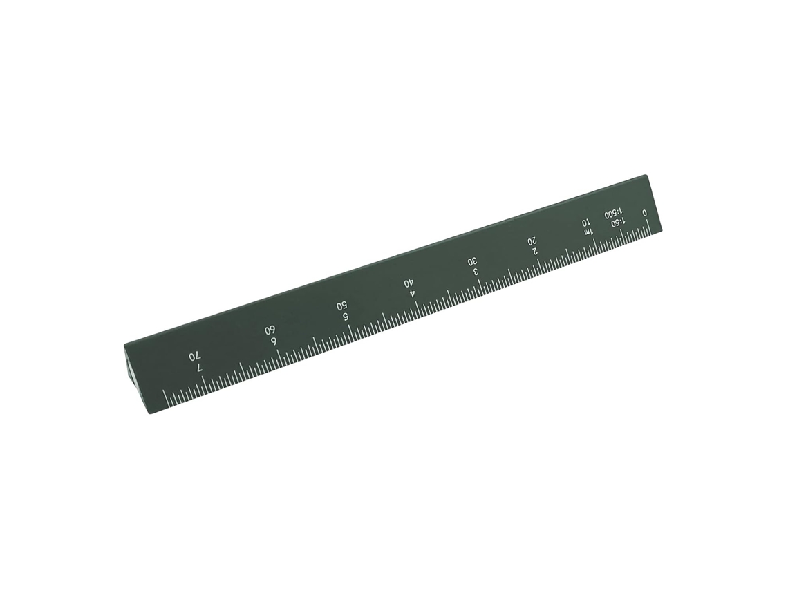 Régua Multifuncional De Alumínio Com Caneta Triangular Para Desenho, Ferramenta Manual Ideal Para Estudantes, Material