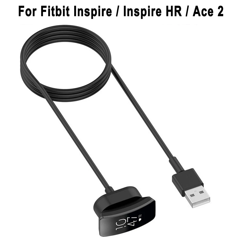 Cabo Carregador para Fitbit by Google Inspire/Inspire Hr WUXING Preto