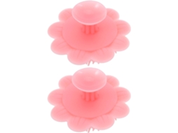 Conjunto Tehaux Com 2 Escovas De Silicone Macio Para Banho Bebês, Escova Dupla Face Para Massagem No Couro Cabeludo