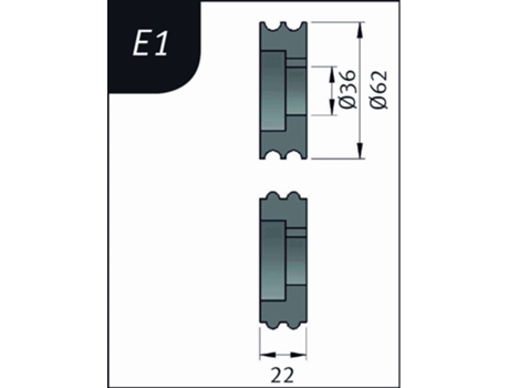 3880131 Rodillo Para Sbm140 12 Tipo E1 Metallkraft