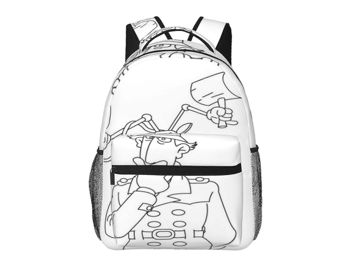 Mochila Inspector Gadget H123 Para Escola E Trabalho, Leve E À Prova Dágua, Mochila Estilosa Para Estudantes E Adultos T123 Olysi Shop