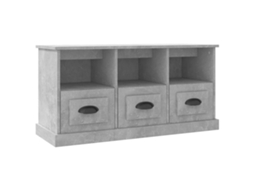 Móvel para TV MAISON EXCLUSIVE feito de madeira e cimento (100x35x50 cm)