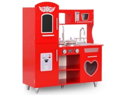 Play Kitchen, Play Kitchens Vidaxl Multicolor Mdf