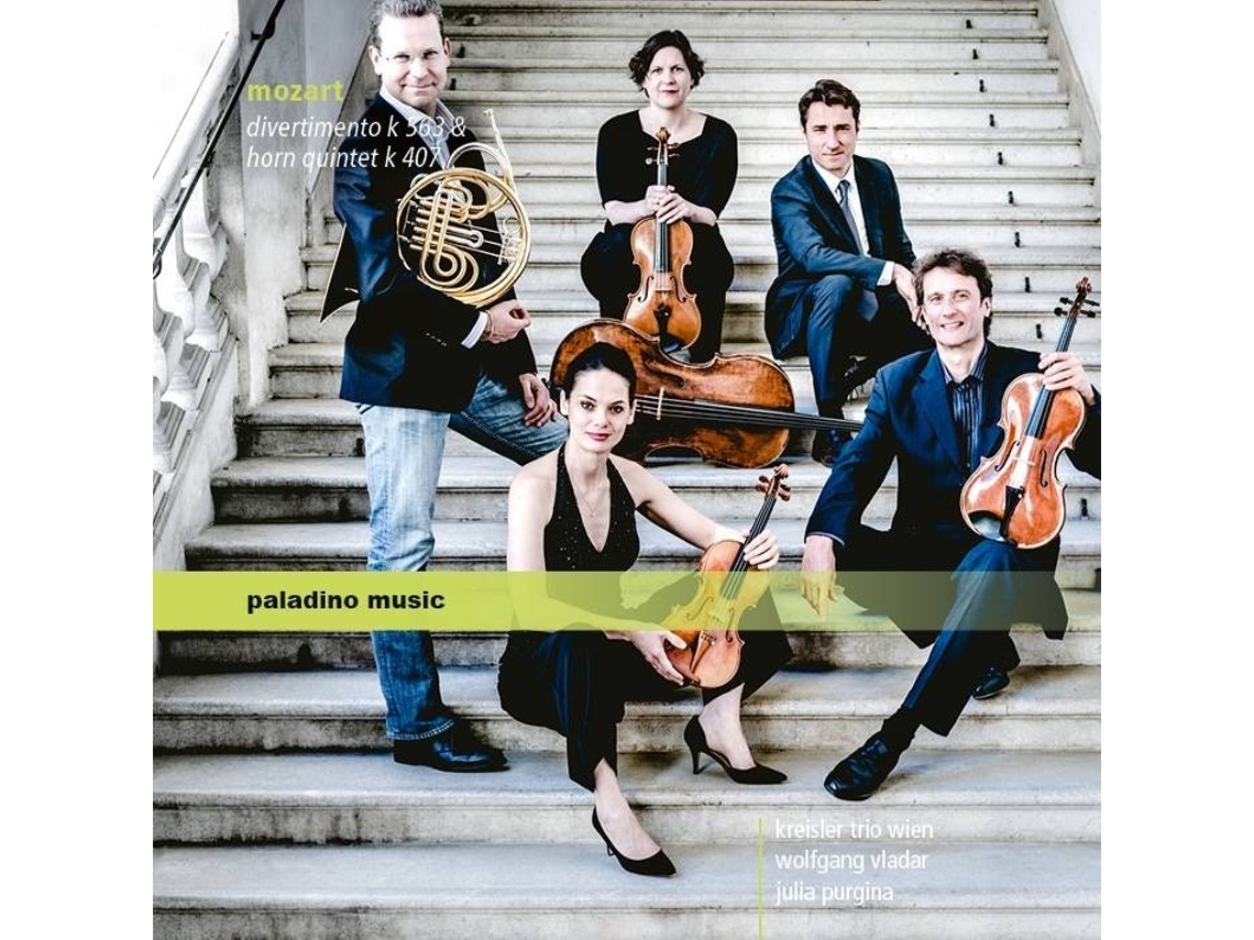 CD Kreisler Trio Wien/Vladar,Wolfgang/Purgina,Julia - Divertimento K563 / Hornquintett K407 (1CD)