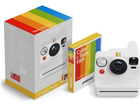 Kit Máquina Fotográfica POLAROID Now+ Gen 3 (Obturação: 1/200s - 94,96  mm - Branco)