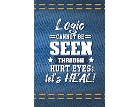 Livro Let’s Heal A Writing Journal with 54 inspirational quotes to promote growth and healing de LaTia Russell (Inglês)