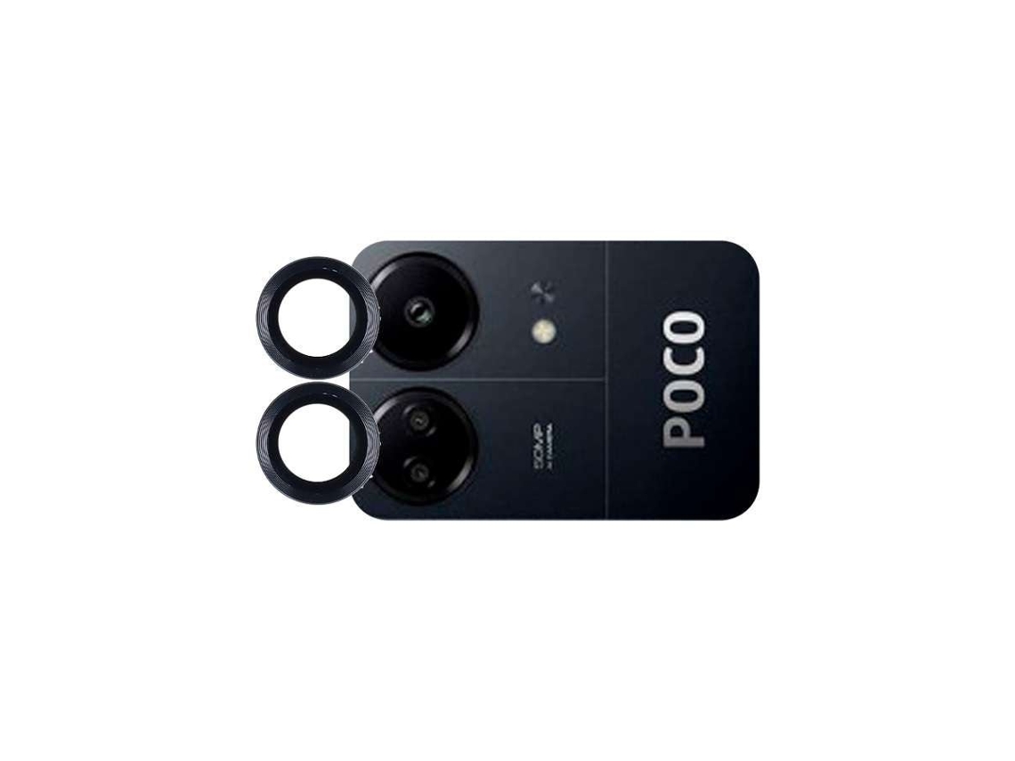 Protetor de Lente Preto para Xiaomi Poco C65 LA CASA DE LAS CARCASAS
