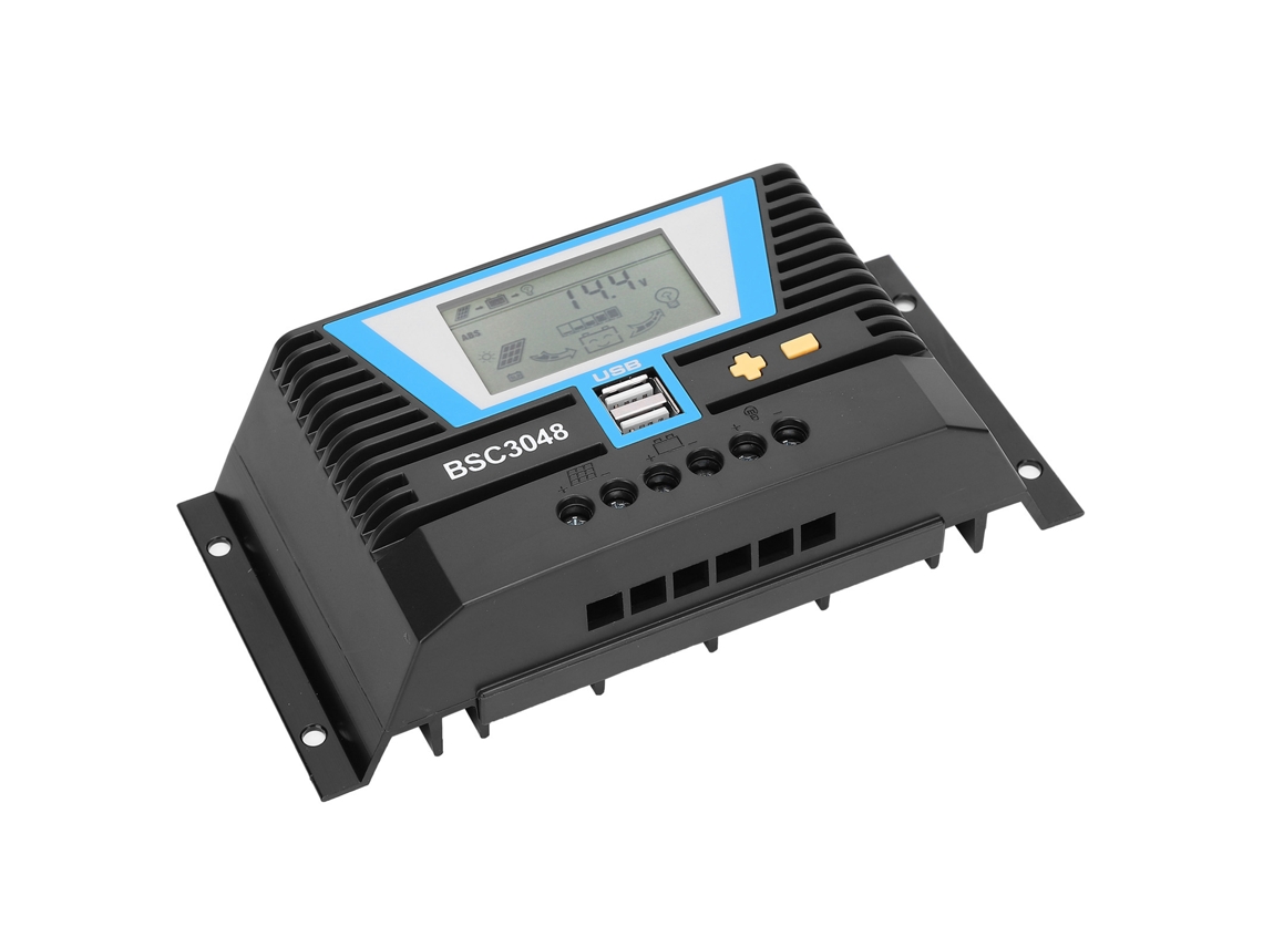 Controlador Solar Laxiscreed Para Múltiplos Tipos De Baterias Com Carregamento Multi-tensão E Controlo Inteligente