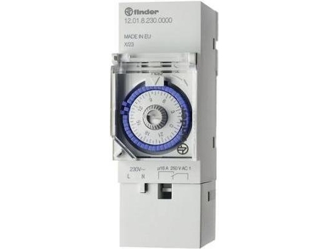 Localizador de trilho Din com temporizador (12.01.8.230.0000)