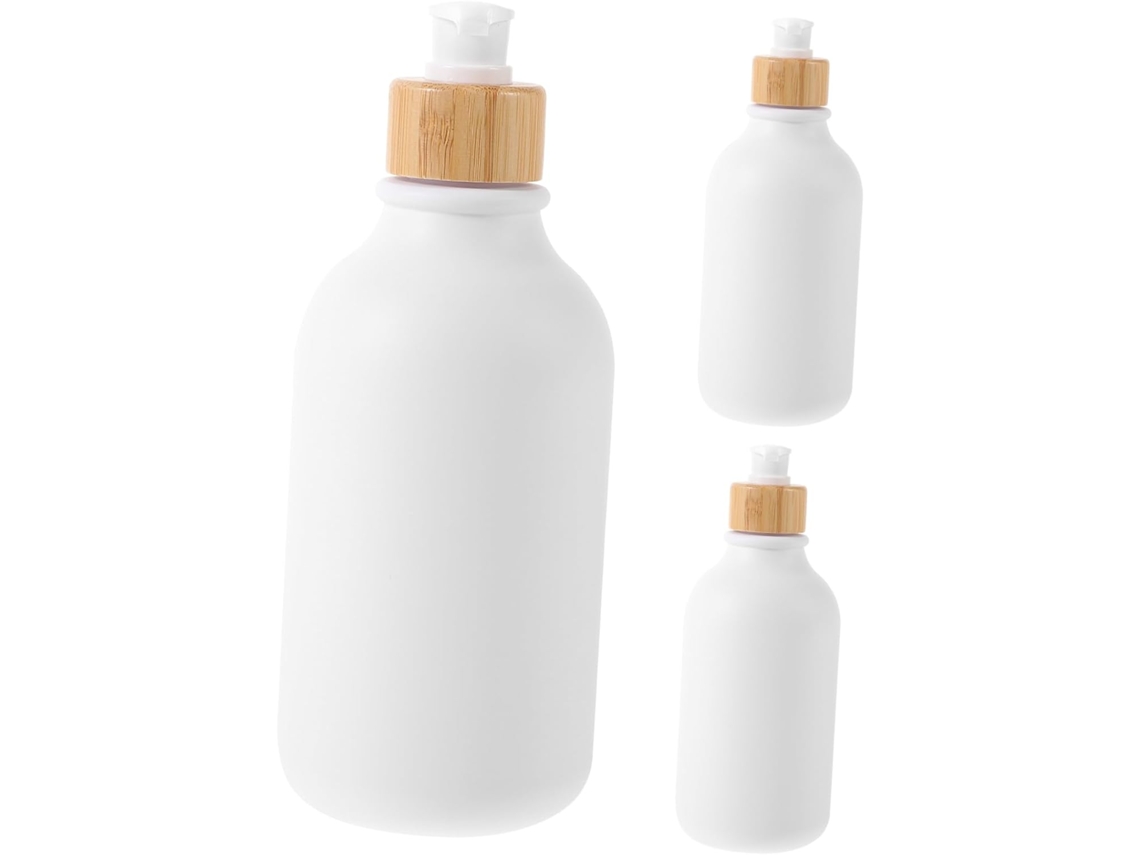 Conjunto De 3 Dispensadores De Sabonete Líquido Para Banheiro, Frascos Pet De 500ml Com Bomba Dosadora