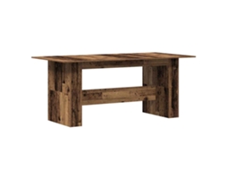 Mesa de Jantar Madeira Trabalhada Antiga MAISON EXCLUSIVE (180x90x76 cm)