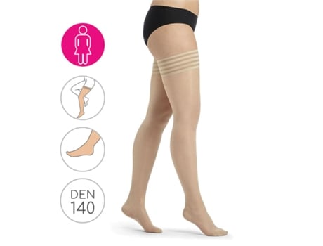 Meias de Descanso Delilah Raiz Da Coxa 140 Den SIGVARIS