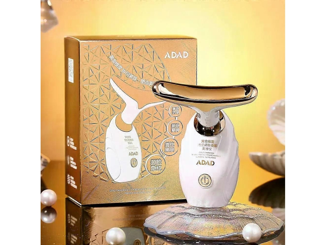 Masajeador Facial 3 em 1 de Cabelo Introdutor Massagem Ocular Rejuvenescedor da Pele com Microc Orriente Dispositivo Belez GOKOCO