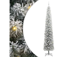 Árvore De Natal Slim Moderna Vidaxl Verde Pvc (270 Cm)