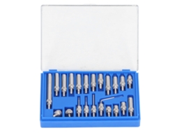Conjunto de 22 Pontos Indicador de Carbeto YURU com Caixa Azul