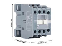 Contator Ca 12a Aberto Normalmente Chave Elétrica