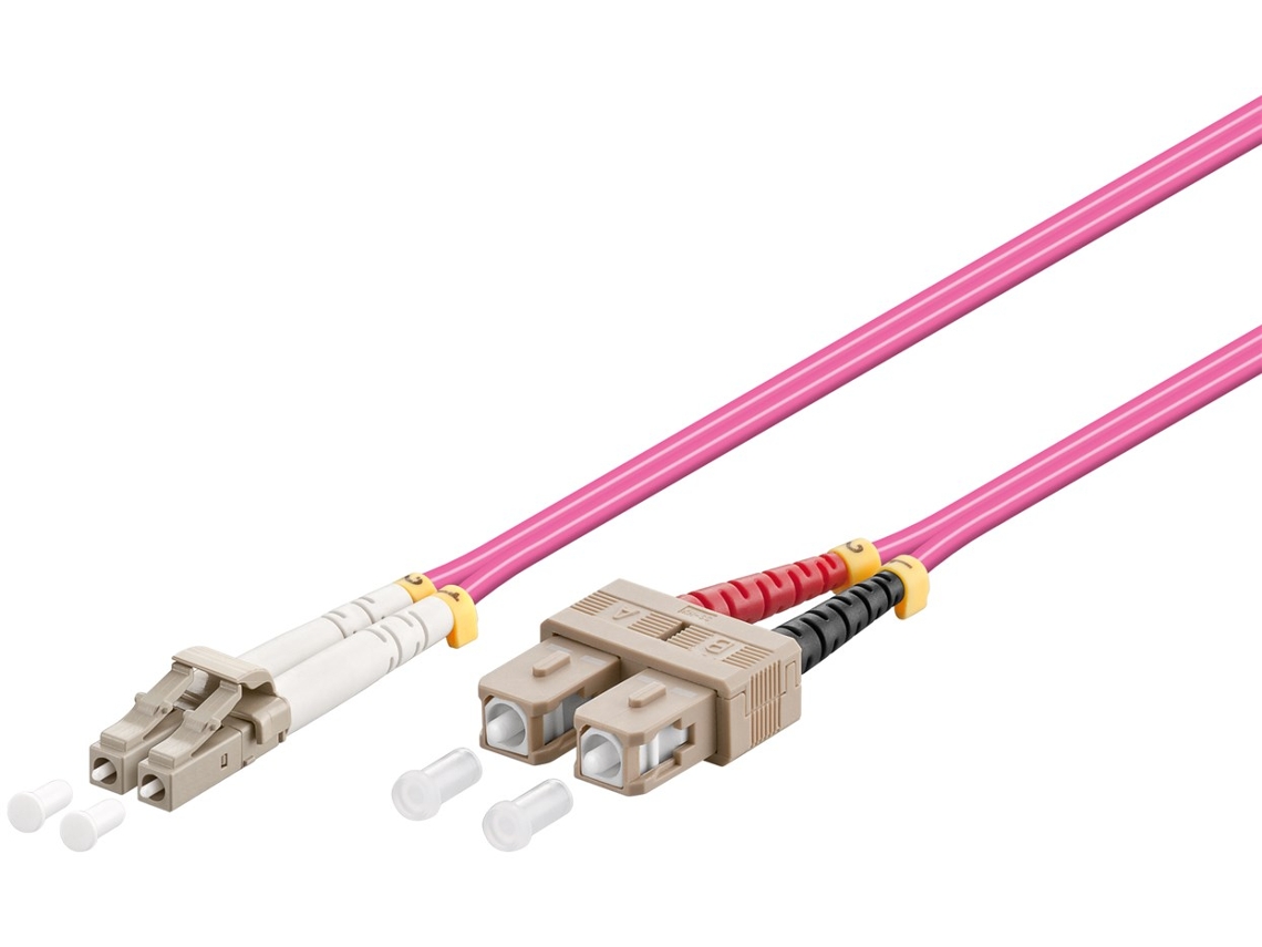Cabo De Fibra Óptica Multimodo Violeta Aquaforge (om4)