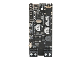 Placa De Amplificador De Potência Estéreo Bluetooth 5.0 Com 2 Canais Controle Por Botões Interface 3.5mm Preta