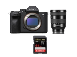 Alpha 7 Iv + Fe 24 105mm F/4 G Oss + 1 Sandisk 64gb Uhs ii 300mb/s + Ebook “20 Dicas para Fotos Que Impressionam” SONY