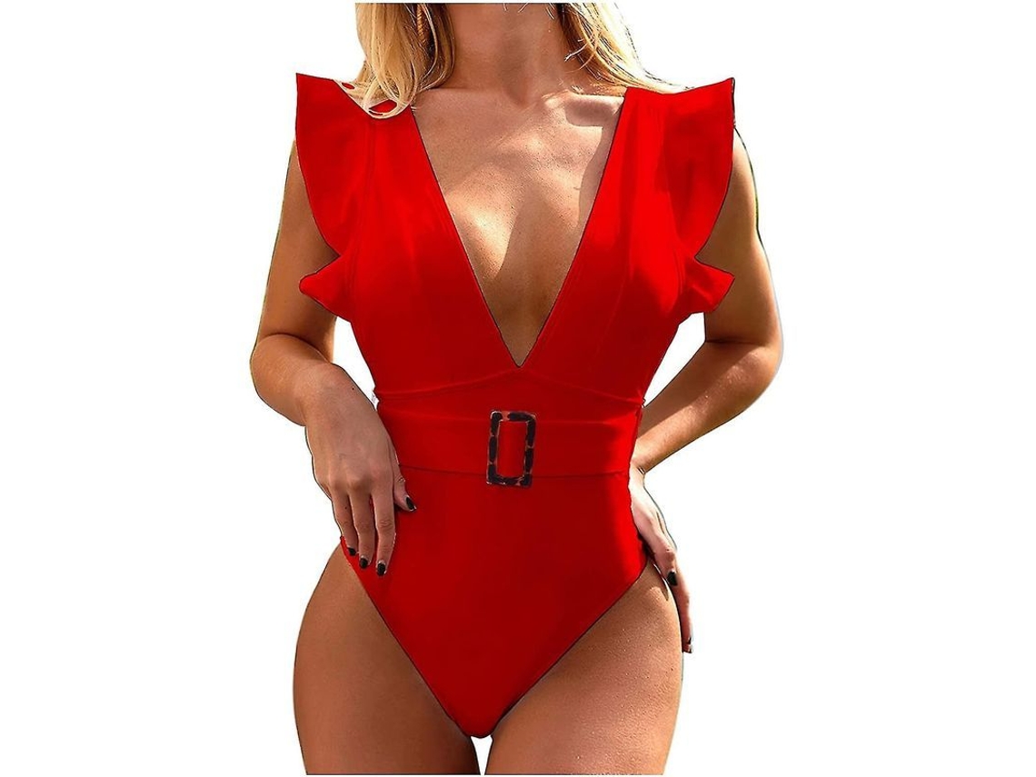 2026 traje de Banho de uma Peça com Controle de Barriga, Design Estreito e Relleno, Moda para Mulher