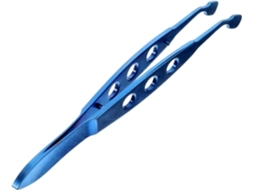 Pinça facial com ligadura de titânio para cuidados com as pálpebras