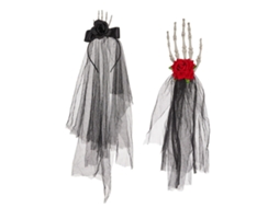 Laxiscreed Clips De Cabelo Halloween Com Esqueleto, Conjunto De 2 Acessórios Divertidos Para This Festa