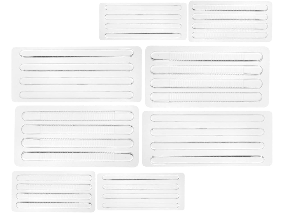 Protetores De Calcanhar Silicone Packove, Tiras Adesivas Antiatrito, 32 Unidades, Reduzem O Atrito E Evitam Que Pé