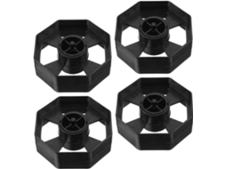 Conjunto de 4 rolos de reposição Lifkome para dispensador de adesivo de plástico, núcleo padrão para mesa E