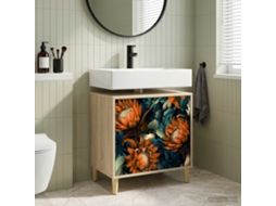 Vidaxl Armário De Banheiro Lochem Sonoma 60 X 40 X 60 Cm
