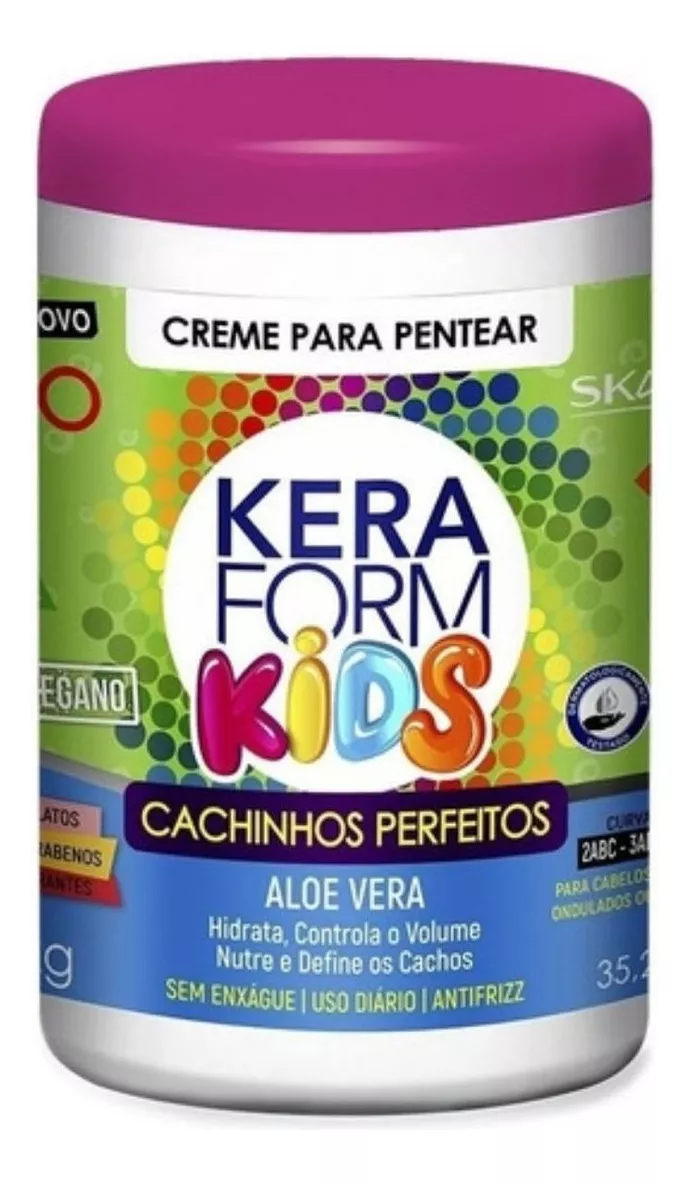 Creme para Pentear KERAFORM Kids Caracolinhos Perfeitos 1Kg