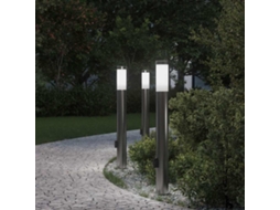 Vidaxl Conjunto De 3 Postes De Iluminação Com Tomada, 80 Cm, Aço Inoxidável, Ip44