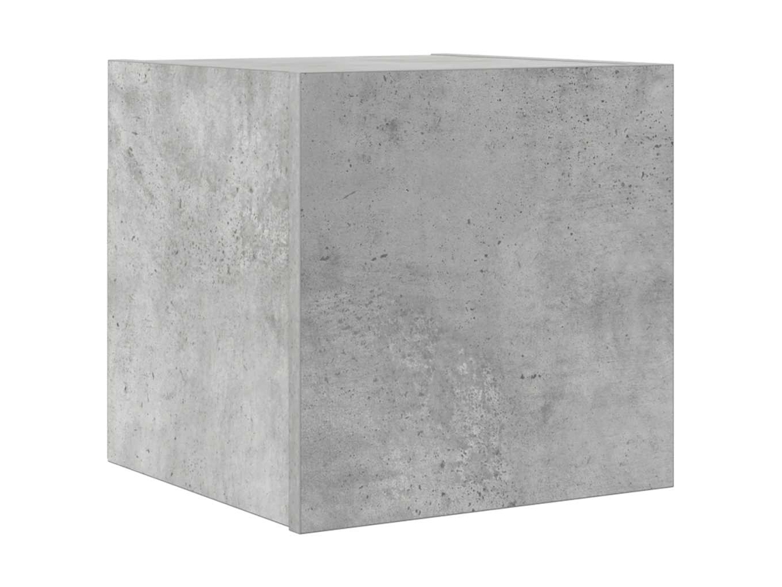 Móvel TV Parede 30,5x30x30 Cm Cinzento Cimento MAISON EXCLUSIVE